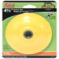 Gator Fibre Disc Turbo Backer Pad - Yellow - 1 Per Pack - 4 1/2-in Dia - Each