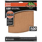 Gator Garnet Bare Wood Sandpaper Sheets - 9-in W x 11-in L - 100 Grit - Finishing - 5 Per Pack - Pack