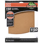 Gator Garnet Bare Wood Sandpaper Sheets - 9-in W x 11-in L - 150 Grit - Finishing - 5 Per Pack - Pack