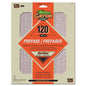 Gator Premium Sanding Sheets - 120-Grit - Aluminum Oxide - Orange - 3-Pack - Pack