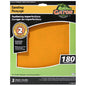 Gator AlumiNext Premium Sanding Papers - 9-in W x 11-in L - 180 Grit - Aluminum Oxide Abrasive - 3 Per Pack - Pack