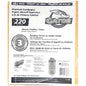 Fine Premium Sandpaper 220 Grit - 120/Pack - Pack