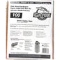 Bare Wood Medium Sandpaper 100 Grit - 120/Pack - Pack