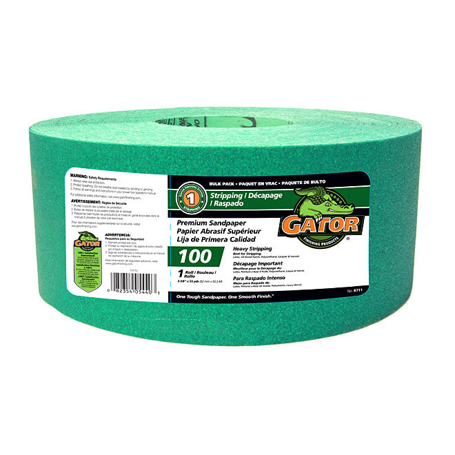 Premium Sandpaper Roll - 100 Grit - 165-ft - Each