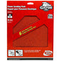 Gator 9-in W x 11-in L 50-Grit All-Purpose Red Resin Power Sanding Sheets 6/Pk - Pack