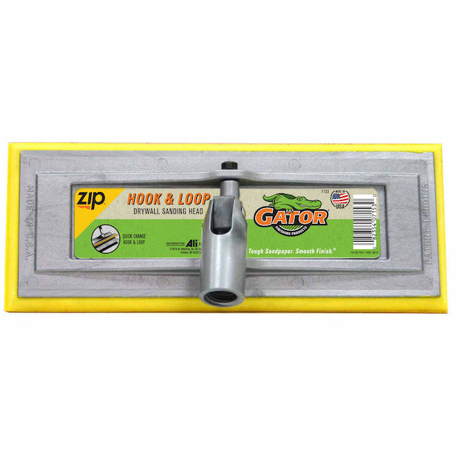 Rust-Oleum Gator Drywall Hook and Loop Sheet, Pole Sanding Tool Head - Each