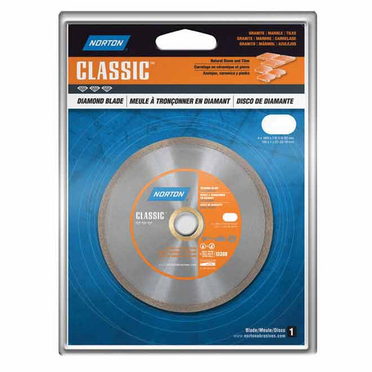 Norton Classic Circular Blade - Diamond - 13300-RPM - 4 1/2-in dia - Each