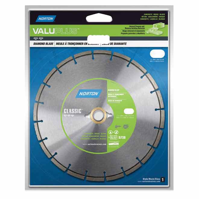 Norton Classic Diamond Segmented Circular Saw Blade - Alloy Steel - 14-in Dia - 5/8 Arbour - Each