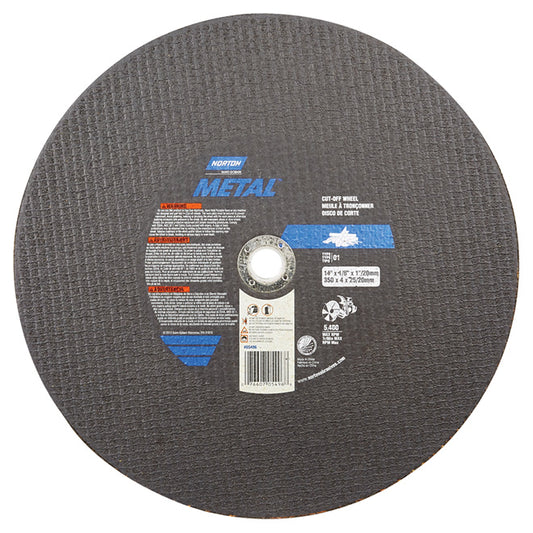 Norton Metal Cutting Blade - Black - Aluminum Oxide - 14-in dia - Each