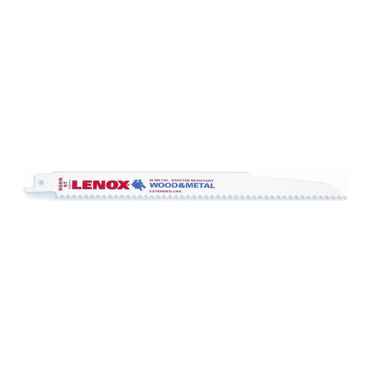 Lenox Reciprocating Thin Saw Blade - Bi-Metal - 9-in L - 6 TPI - Wood Cutting Utilization - Each