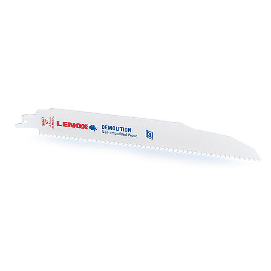 Lenox Reciprocating Thin Saw Blade - 9-in L - 6 TPI - Wood Cutting Utilization - Each