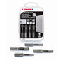 Lenox Diamond Hole Saw Kit with Storage Case - 4-Piece Set - Non-Arboured - Diamond Grit - Each