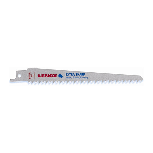 Lenox Reciprocating Saw Blades - Bi-Metal - 6-in x 3/4-in - 6 TPI - 1 Per Pack - Each