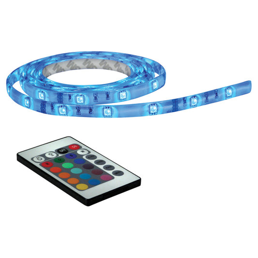 Bazz LED Lighting Strip with Remote - 120-in - Multicolour-