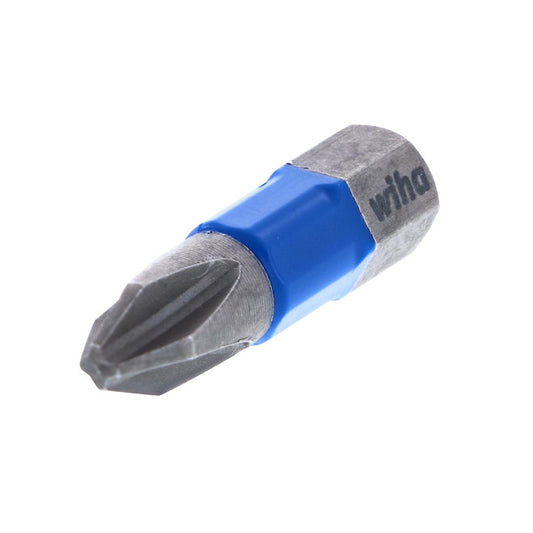 Wiha TerminatorBlue Impact Steel #2 Phillips Screwdriver Bits - 1-in - 20 Pieces - Pack