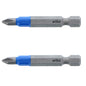 Wiha TerminatorBlue Impact Steel #1 Phillips Screwdriver 2-Bit Set - 2-in - Pack