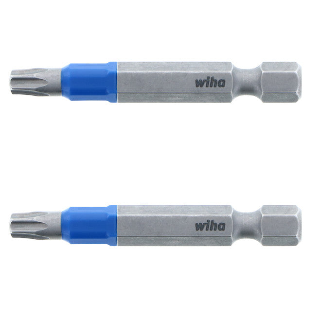 Wiha TerminatorBlue Steel 2-in T25 Torx Impact Driver 2-Bit Set - Pack