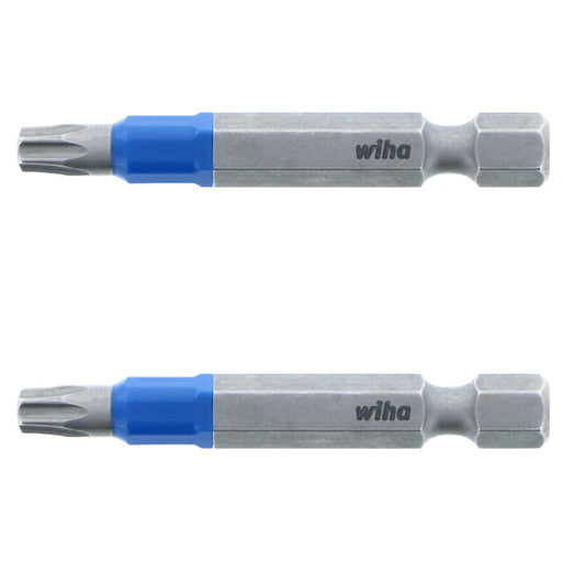 Wiha TerminatorBlue Steel 2-in T25 Torx Impact Driver 2-Bit Set - Pack