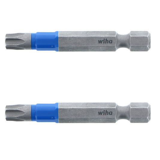 Wiha TerminatorBlue Impact Driver 2-in T30 Torx 2-bit Set - Steel - Pack