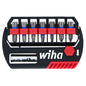 Wiha TerminatorBlue Impact Driver 8-Magnetic Bit Set - 1-in - Stainless Steel -