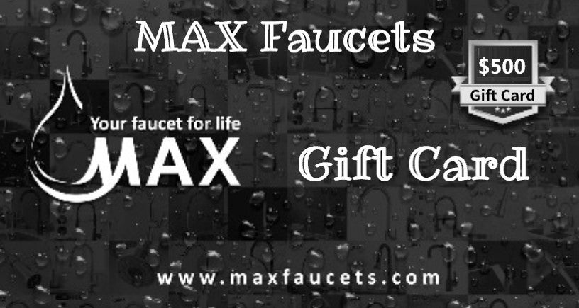 MAX Faucets I Gift Card