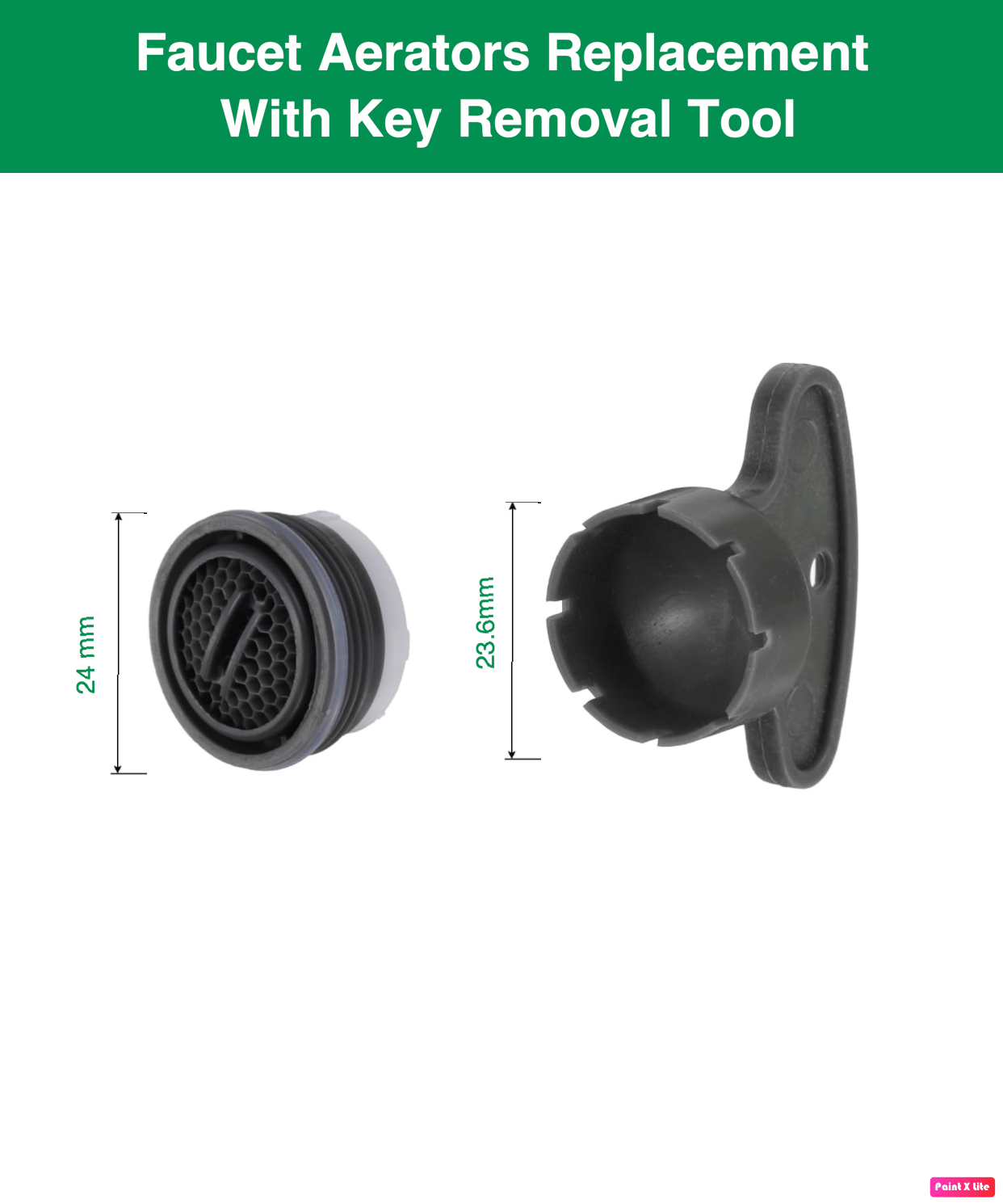 Faucet Aerators Replacement With Key Removal Tool 24 mm