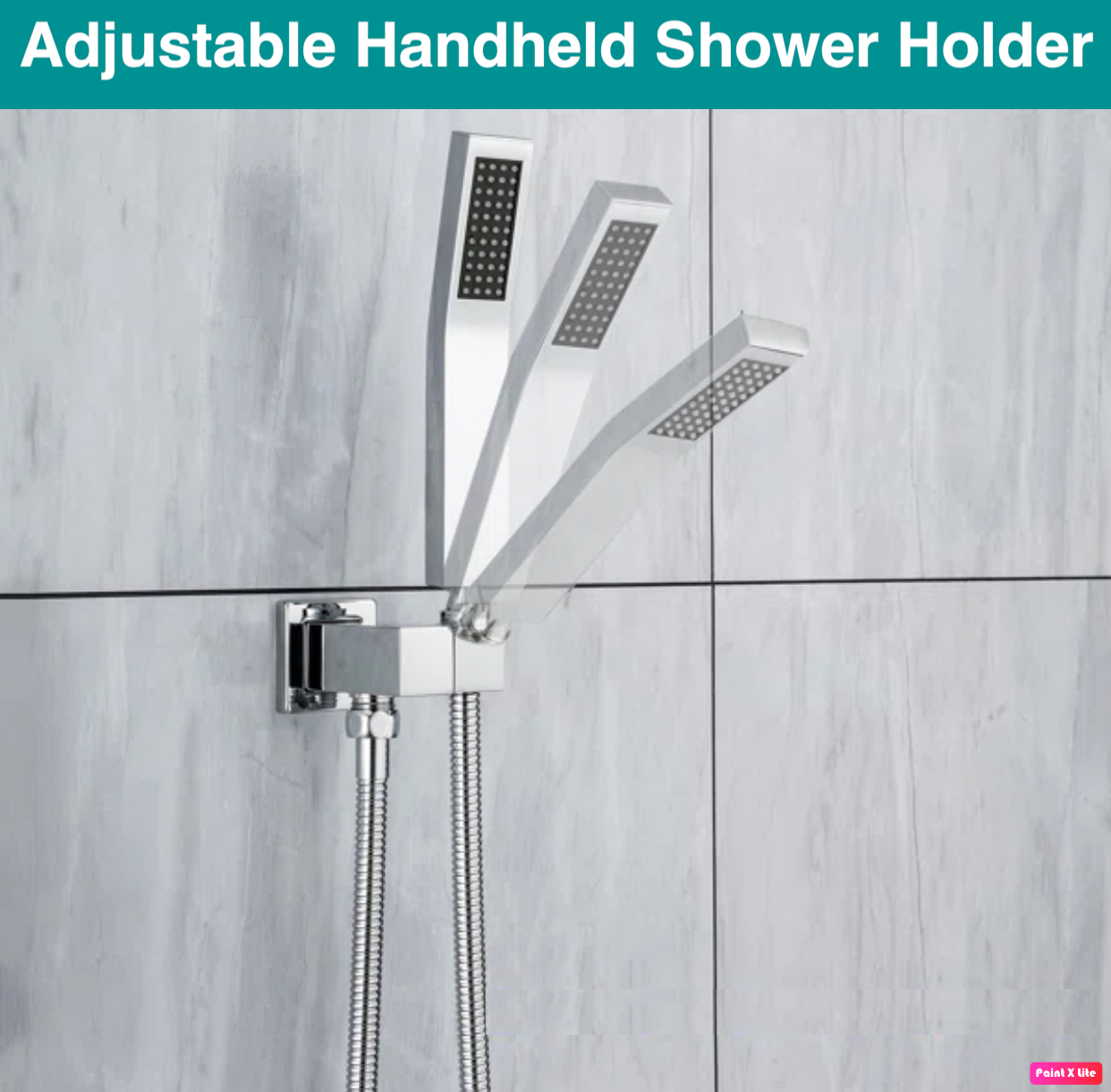 Ceiling Thermostatic Shower System Three Functions With Pressure Balance Valve Chrome Finish