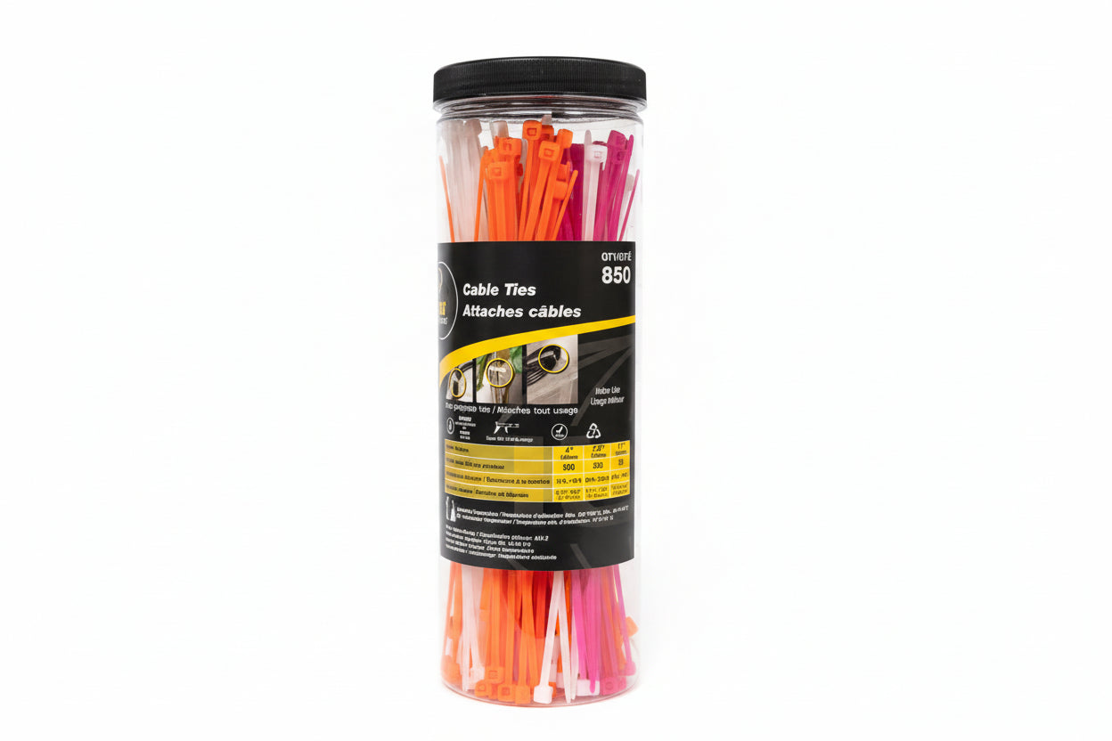 Cable Ties - 850 Pack