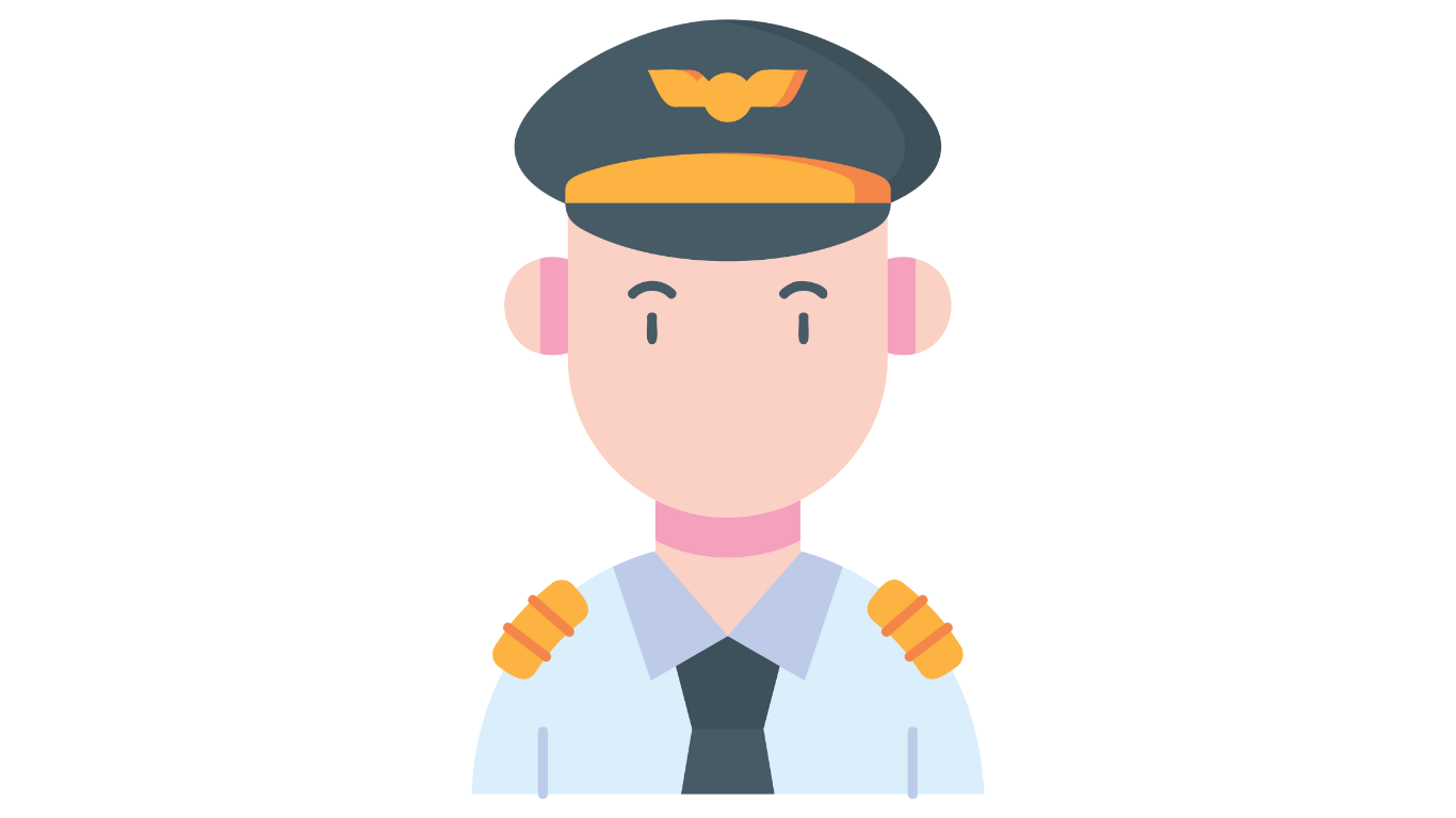 Icon of a certified drone pilot representing Site Connected’s Transport Canada licensed drone operators for construction projects.