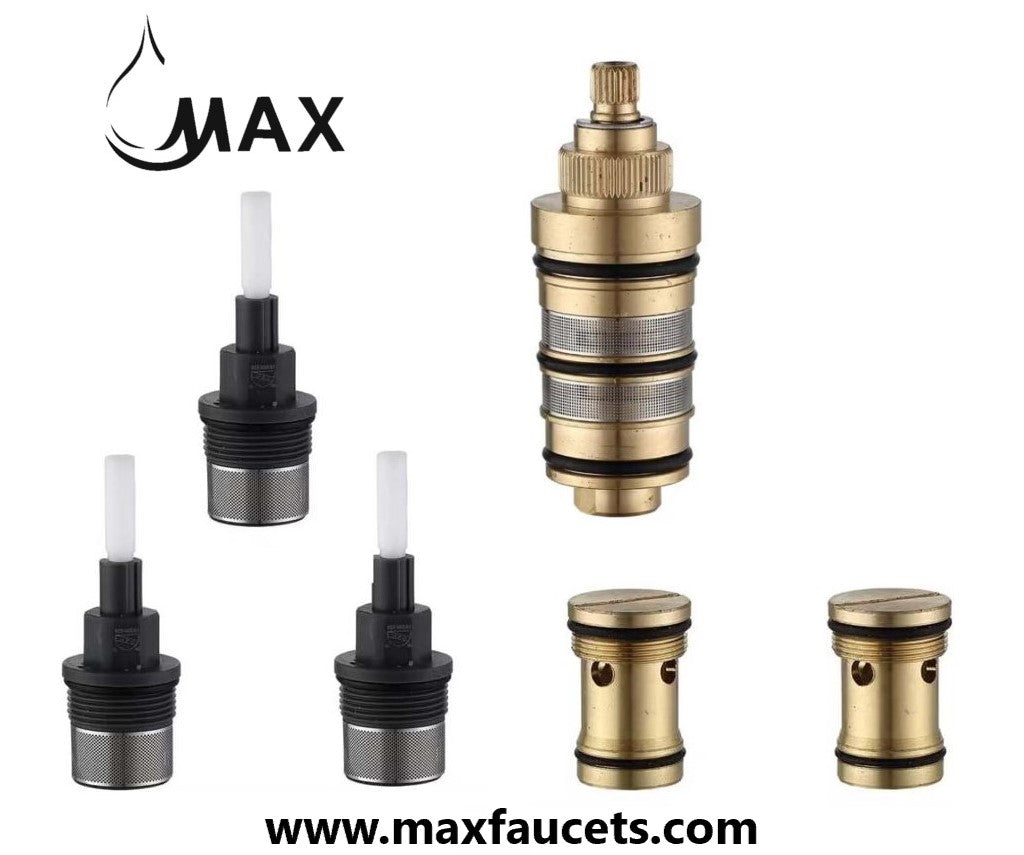 Replacement Thermostatic Shower Cartridge, Valve, Check valve Set 6 pcs